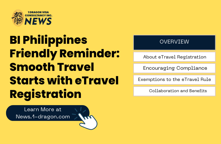 Philippines etravel registration for inbound and outbound travel